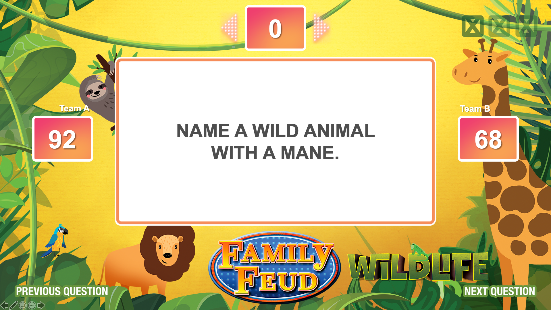 Family Feud Wildlife Edition Digital Party Game – Family Feud Shop